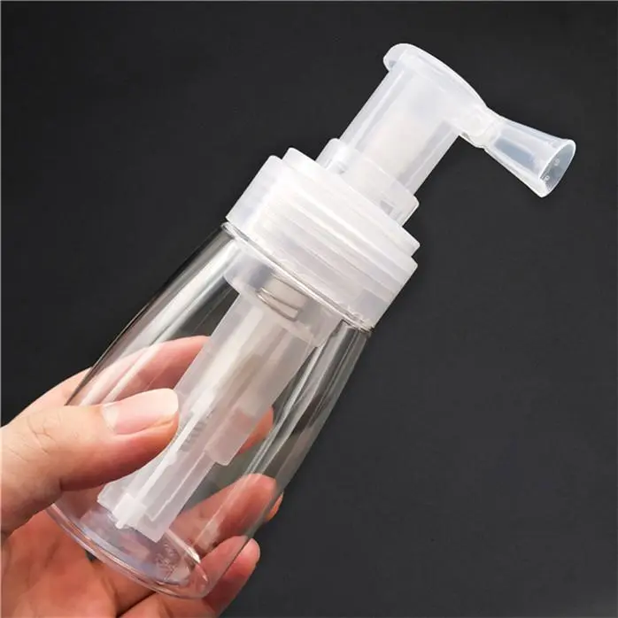 Refillable Bottle Detachable Clear Powder Spray Bottle for Talcum Powder Travel