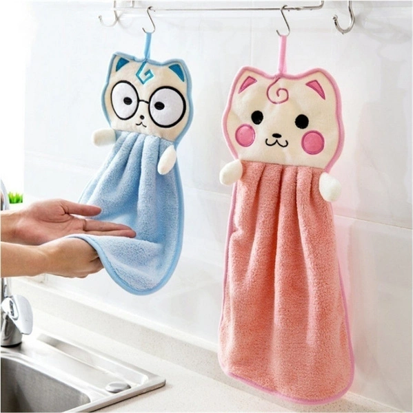 New Arrival Cartoon Thickened Towel Kitchen Hanging Water Towel YY