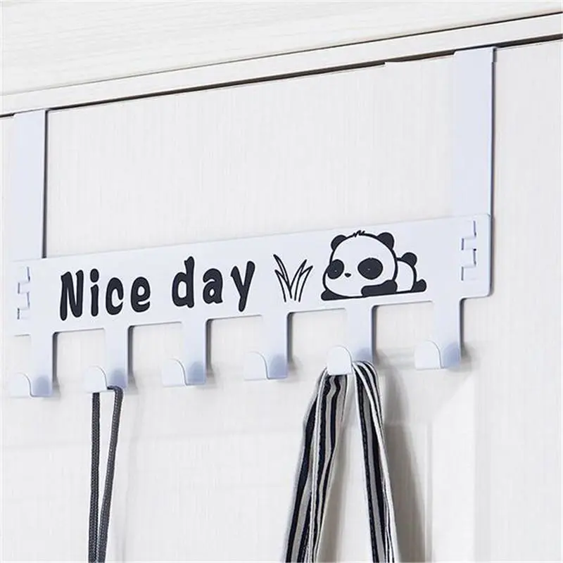 Detachable Nail-free Door Behind Door Hook Door Back Coat Hook Cartoon Wall Hanging Door Hanger