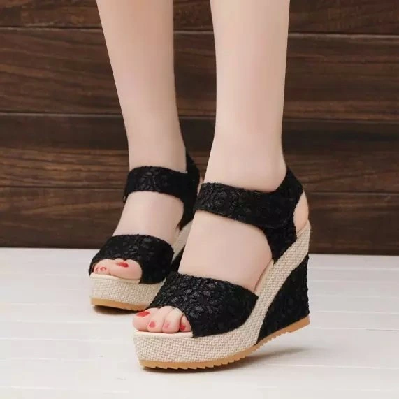 Womens Sandals Summer 2016 Women Sandals Espadrille Wedges Shoes Woman Platform Ankle Strap High Heels Sandal Sandalias Mujer