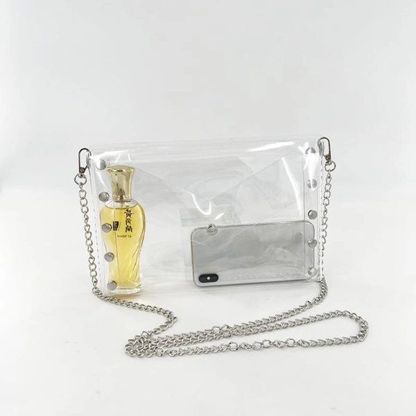 Small transparent purse stadium approved ladies,cute transparent crossbody bag,suitable for sports events,concerts,game days