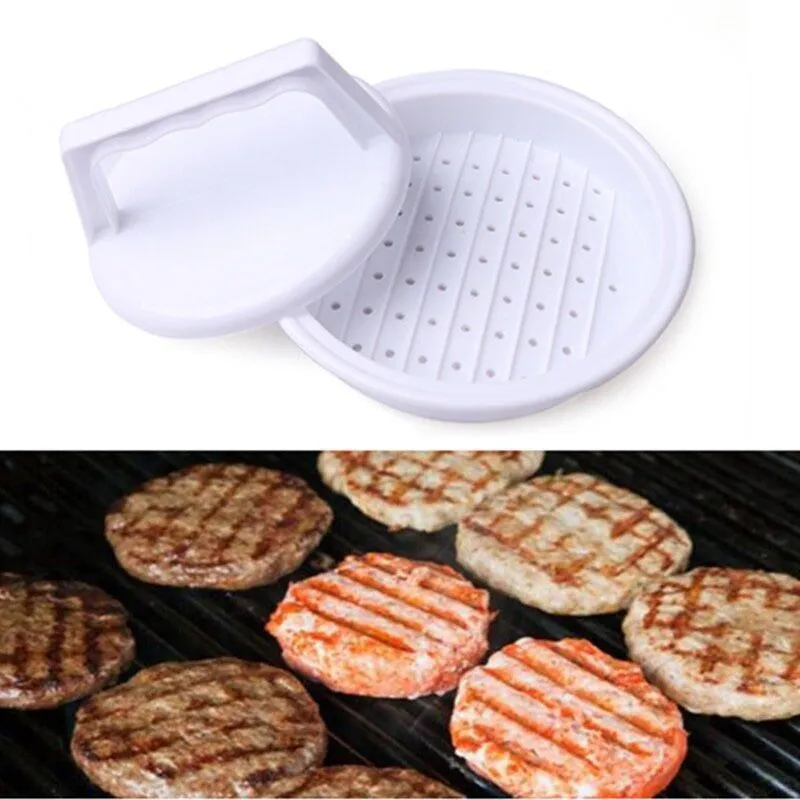 Patty Press Form Hamburger Mold Maker Round Meat Mince BBQ