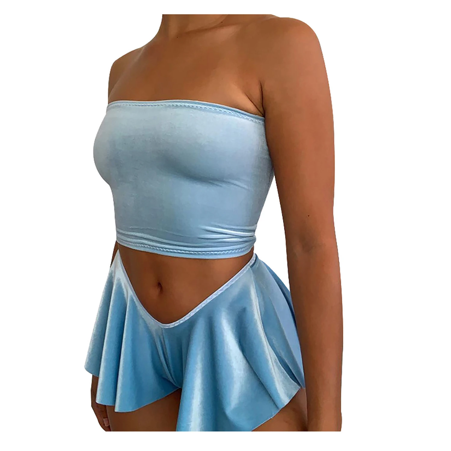Beauty Back Tube Top Wrapped Chest Vest
