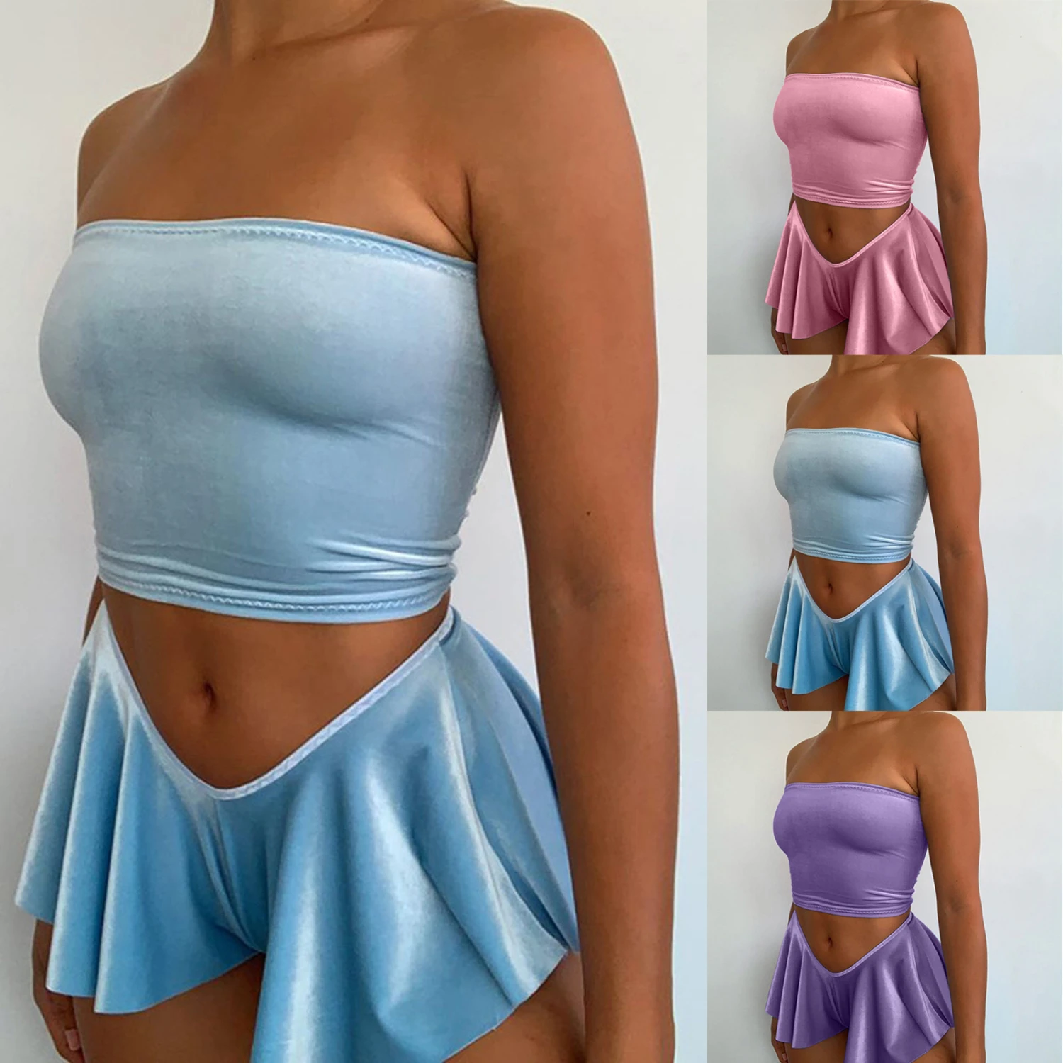 Beauty Back Tube Top Wrapped Chest Vest