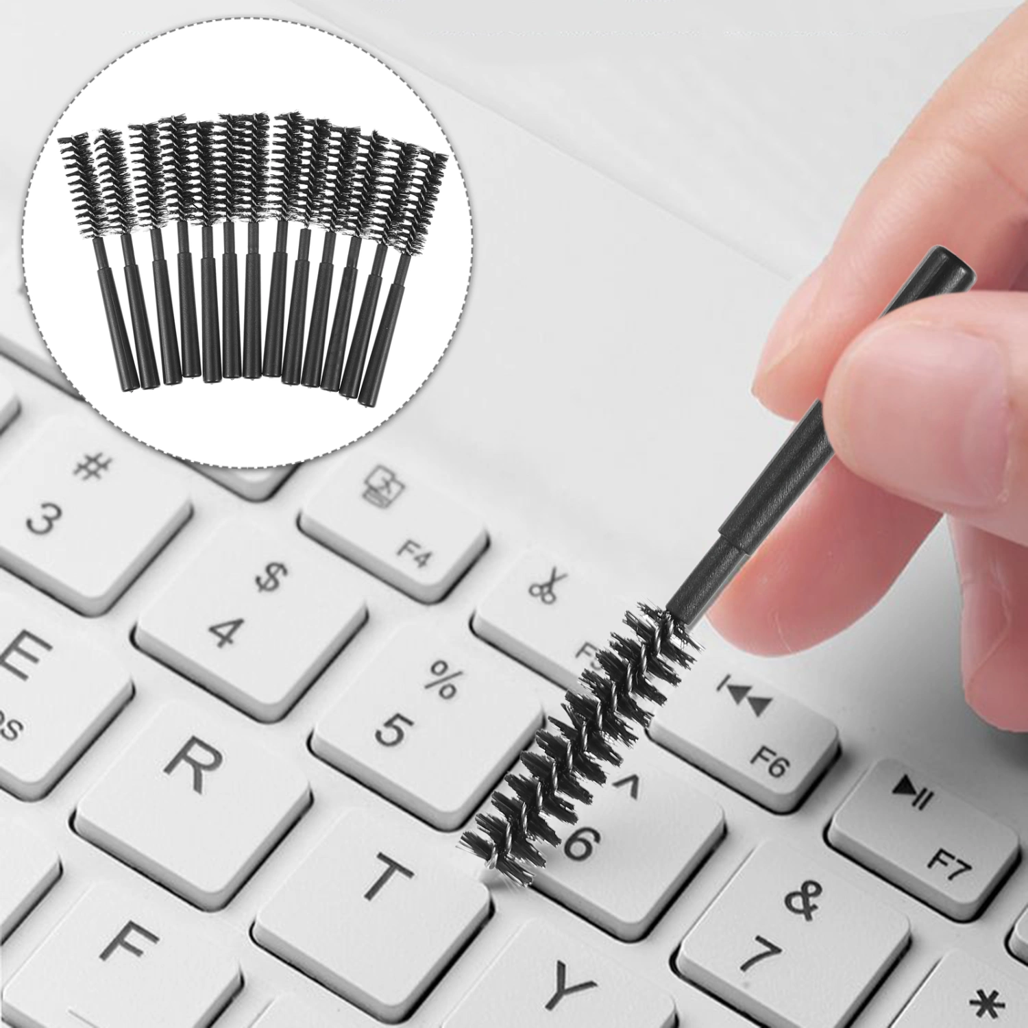 12Pcs Headphone Box Cleaning Brushes Headset Charging Case Cleaning Tools