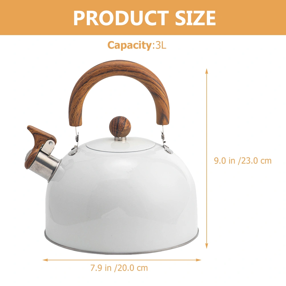 Whistling Tea Kettle Teapot Convenient Water Kettle Kitchen Tea Pot Household Stovetop Kettle