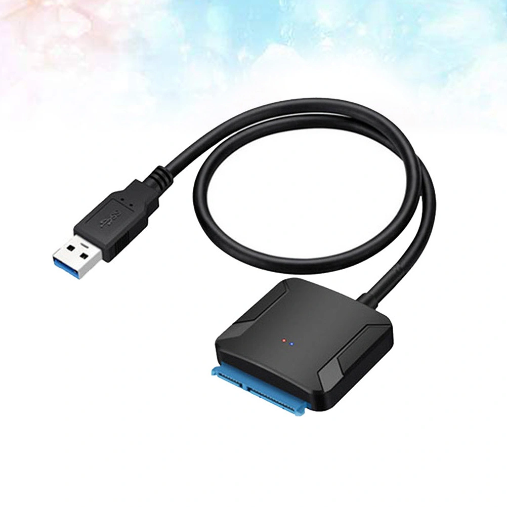 USB 3.0 To Sata Adapter 2.5 Inch 3.5 Inch Hard Drive Data Cable USB To Sata Easy Drive Line Black