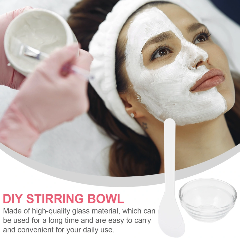 1 Set Facial Mask Mixing Bowls Mask Stirring Bowls Cosmetic Beauty Tool with Stick