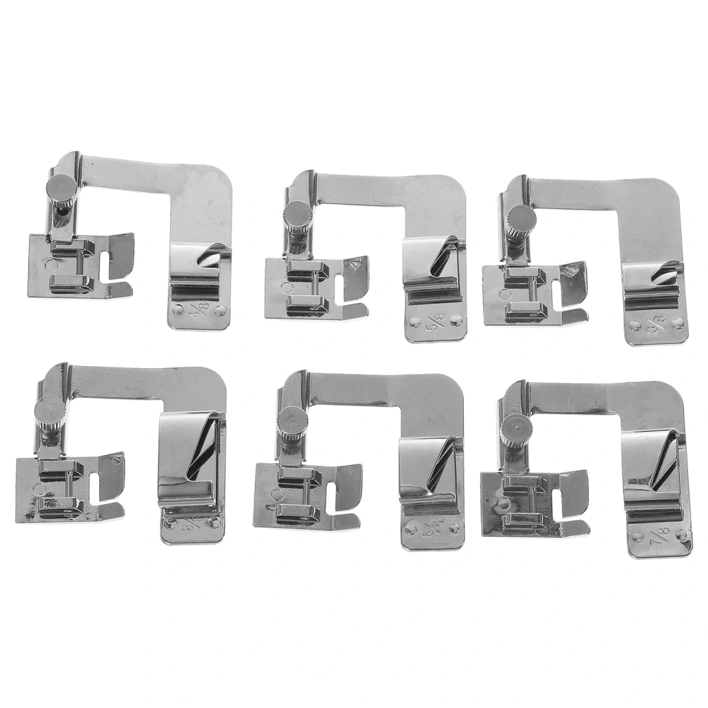 6Pcs Professional Sewing Foot Wear-resistant Stitching Pressers Replaceable Presser Feet