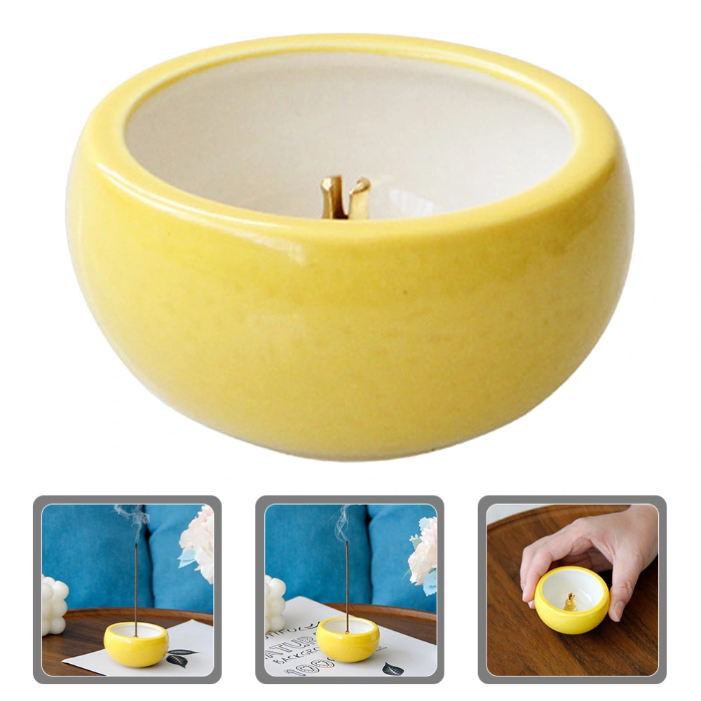 Incense Stick Holder Traditional Ceramic Ash Catcher Mini Incense Holder for Sticks