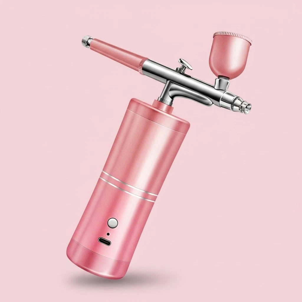 1 Set Multi-purpose Airbrush Oxygen Injector Practical Facial Mist Device