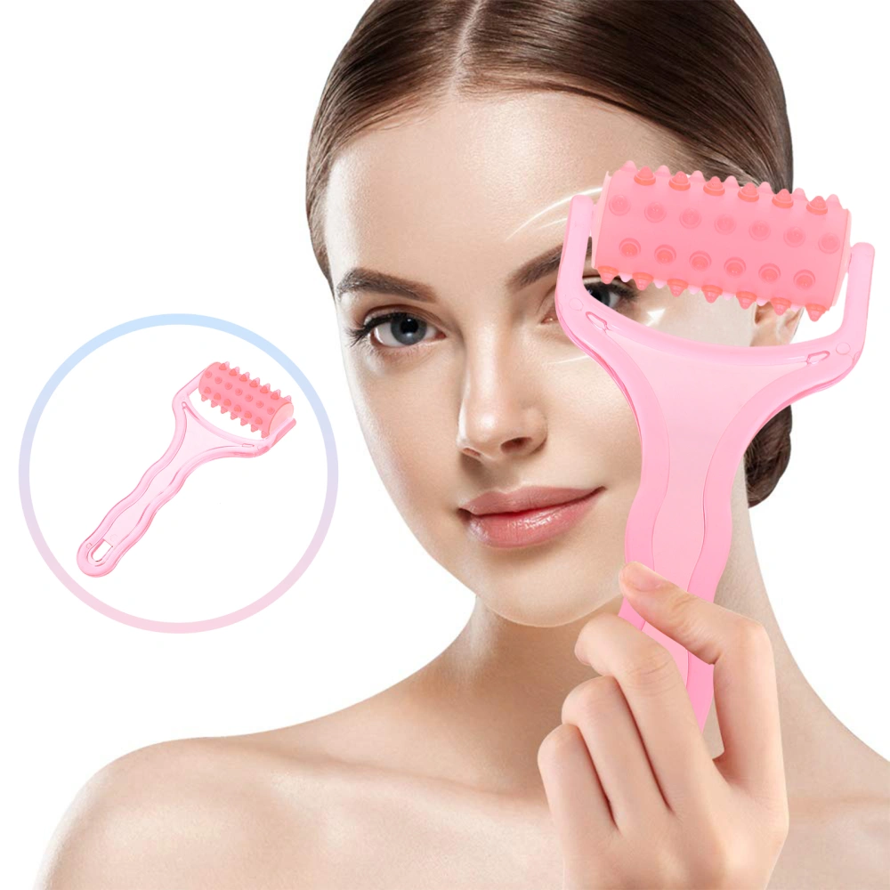 Easy Grip Acupressure Massager Roller Easy to Operate Massager Plastic Massager (Random Color)