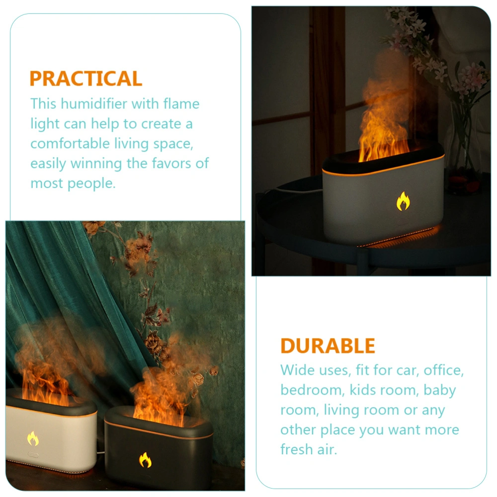 Flame Air Diffuser Humidifier Essential Oil Diffuser for Home Office Yoga