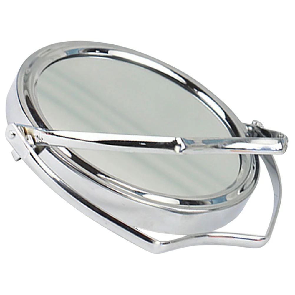 Metal Makeup Mirror Rotary Cosmetic Mirror Desktop Folding Mirror Metal Makeup Mirror