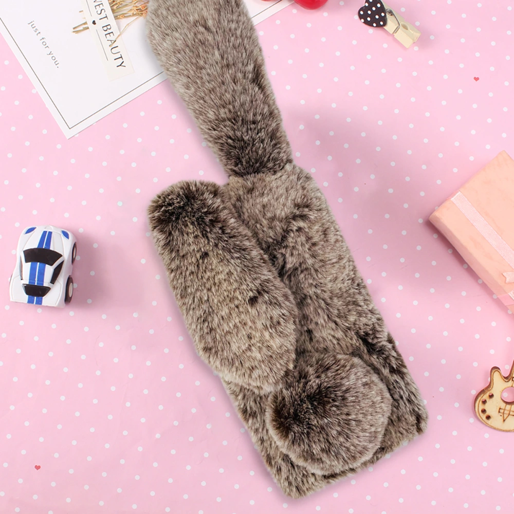 Furry Rabbit Design Phone Case Cover Compatible with Moto E6s (2020)/E6i