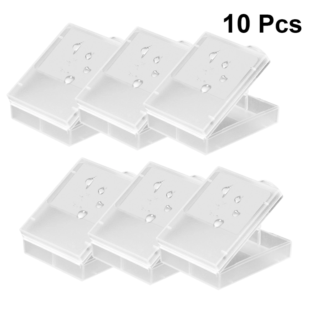 10PCS Battery Box Ahdbt-401 Battery Case Digital Camera Battery Case Digital Camera Cell Case (Transaprent)