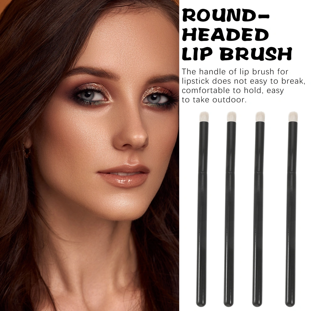 4pcs Lip Brushes Lipstick Gloss Brushes Woman Makeup Brushes Lip Gloss Applicators Concealer Brush