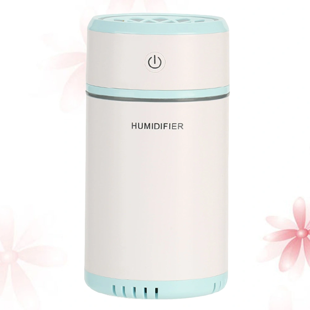 Air Humidifier Essential Oil Diffuser Aromatherapy Humidifier Car USB Aroma Diffuser Mini USB Air Humidifier with Night Light (Sky-blue)