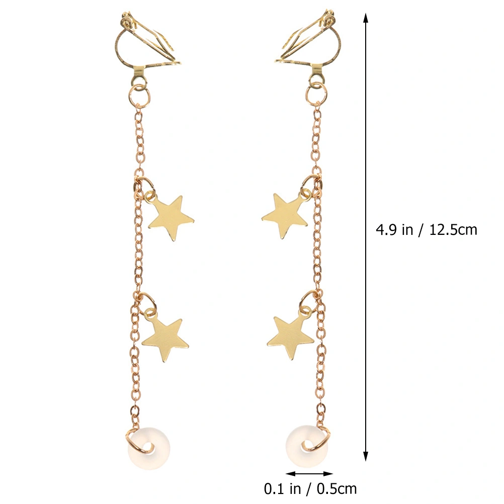 1 Pair Wireless Earphone Earrings Chic Earphone Holder Anti-lost Earrings