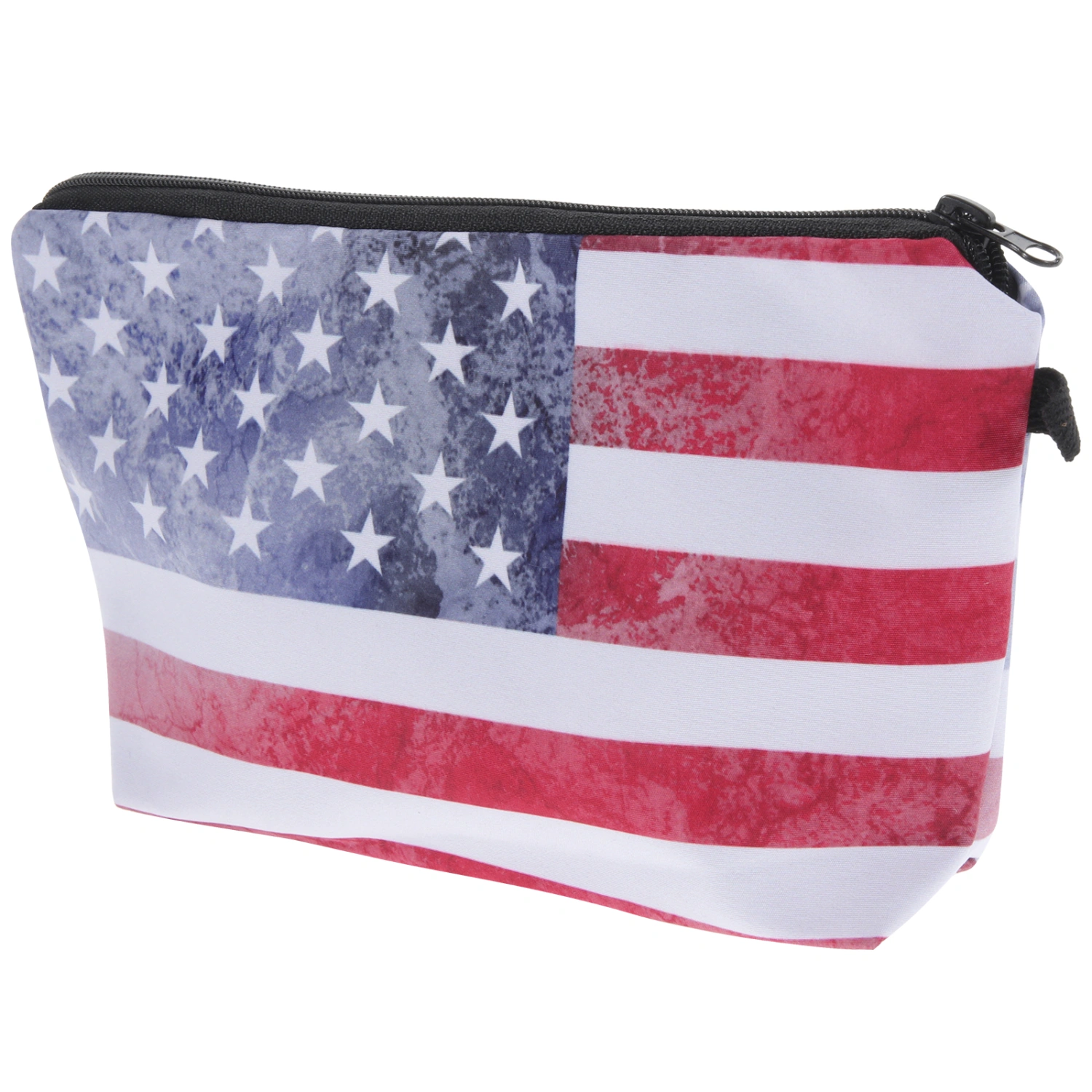 American Flag Pattern Pencil Bag Portable Makeup Bag Household Cosmetics Bag Pencil Accessory
