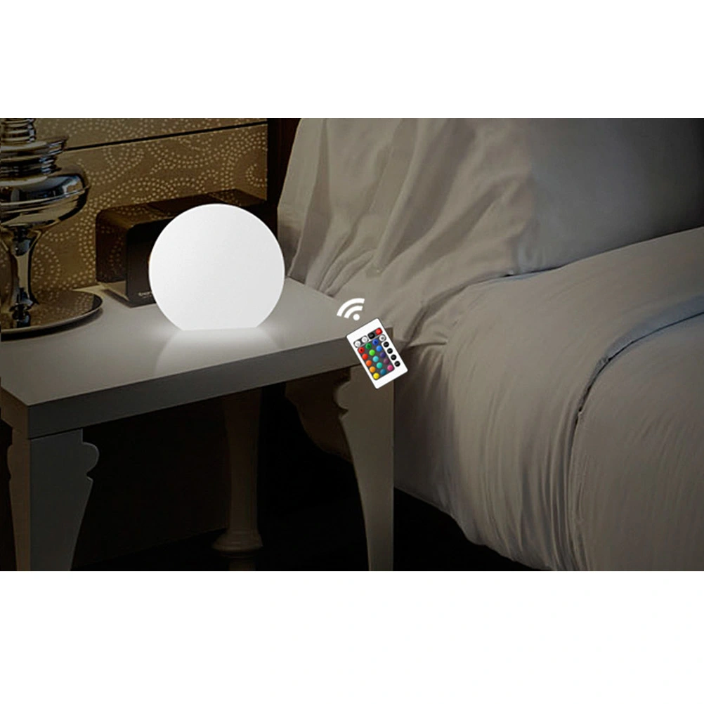 Waterproof Color-changing LED Ball Night Light Orb Globe Lamp 16 Colors Dimmable 4 Lighting Effects for Kids Night Light Party Outdoor Pool Garden Patio Ambient Decorative Lighting