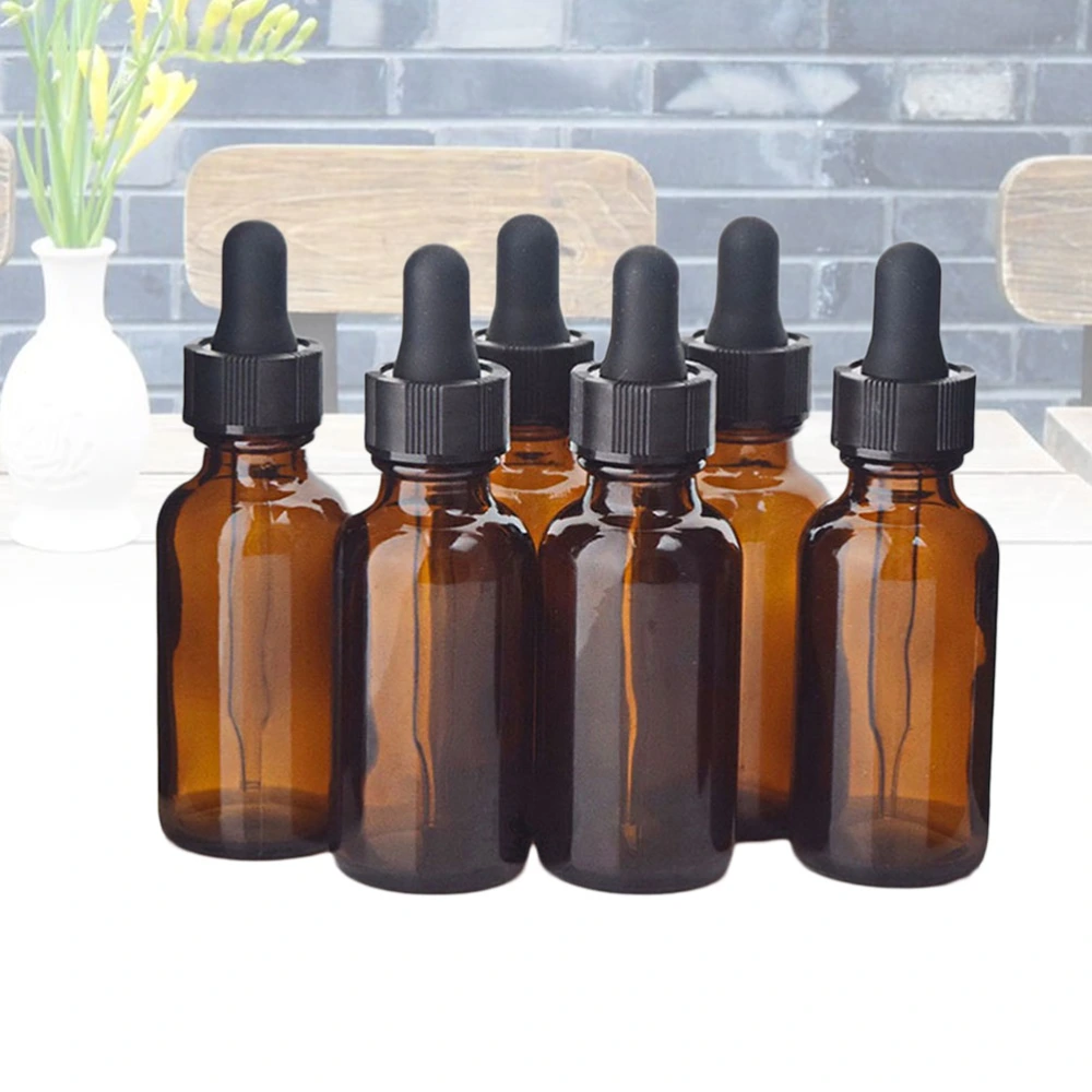 15 Pack 30ml Refillable Empty Amber Bottle with Dropper and DIY Blends Supplies Tool Accessories Essential Oil Perfume Aromatherapy Carrier