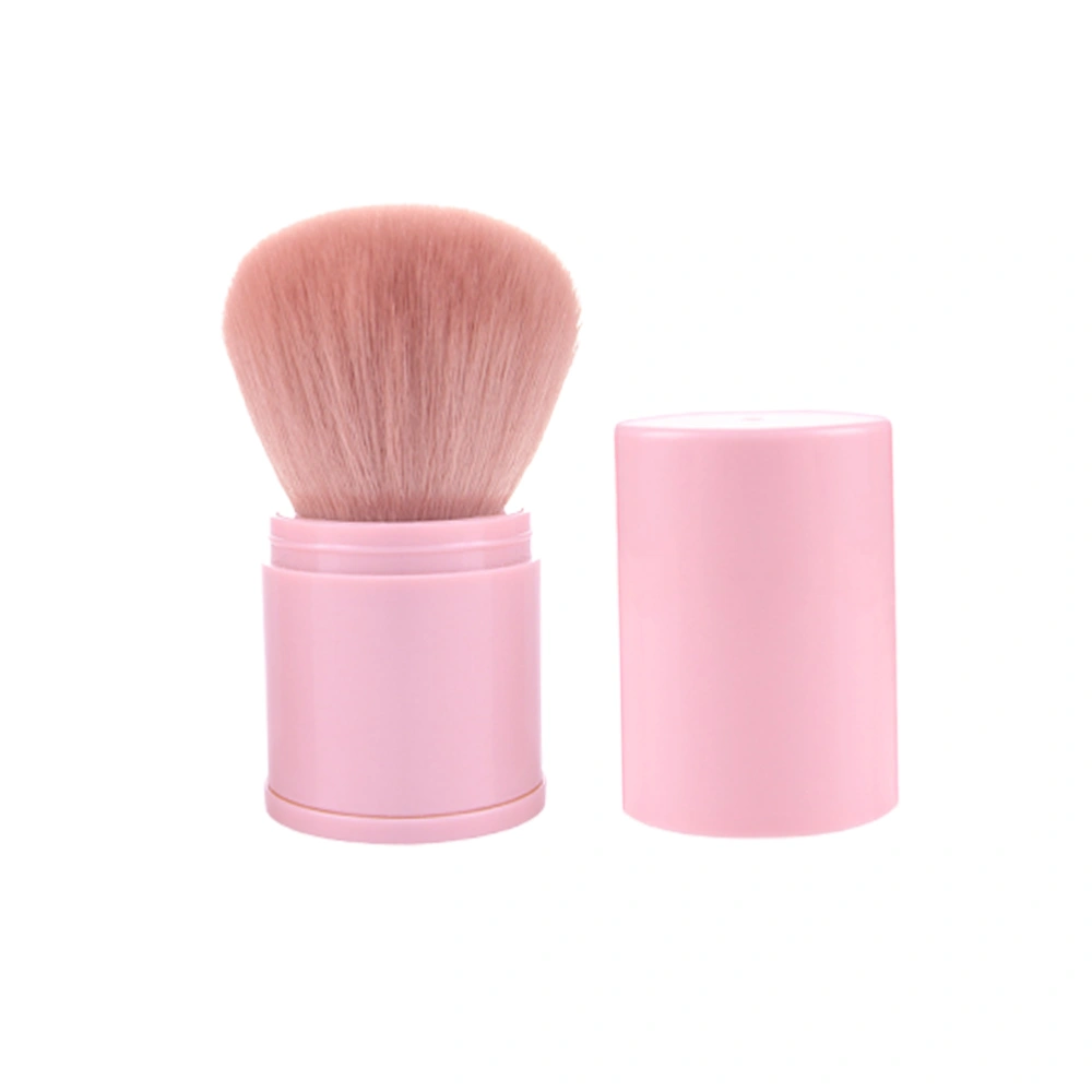 Flexible Loose Powder Brushes Makeup Brushes Face Powder Applicators Cosmetic Supplies Pink