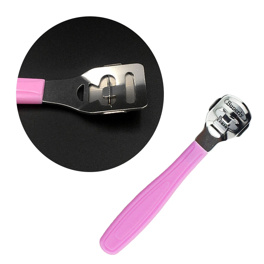 1pc Stainless Steel Foot Callus Remover Cuticle Hard Skin Heel Shaver Rasp Cutter Pedicure Tool