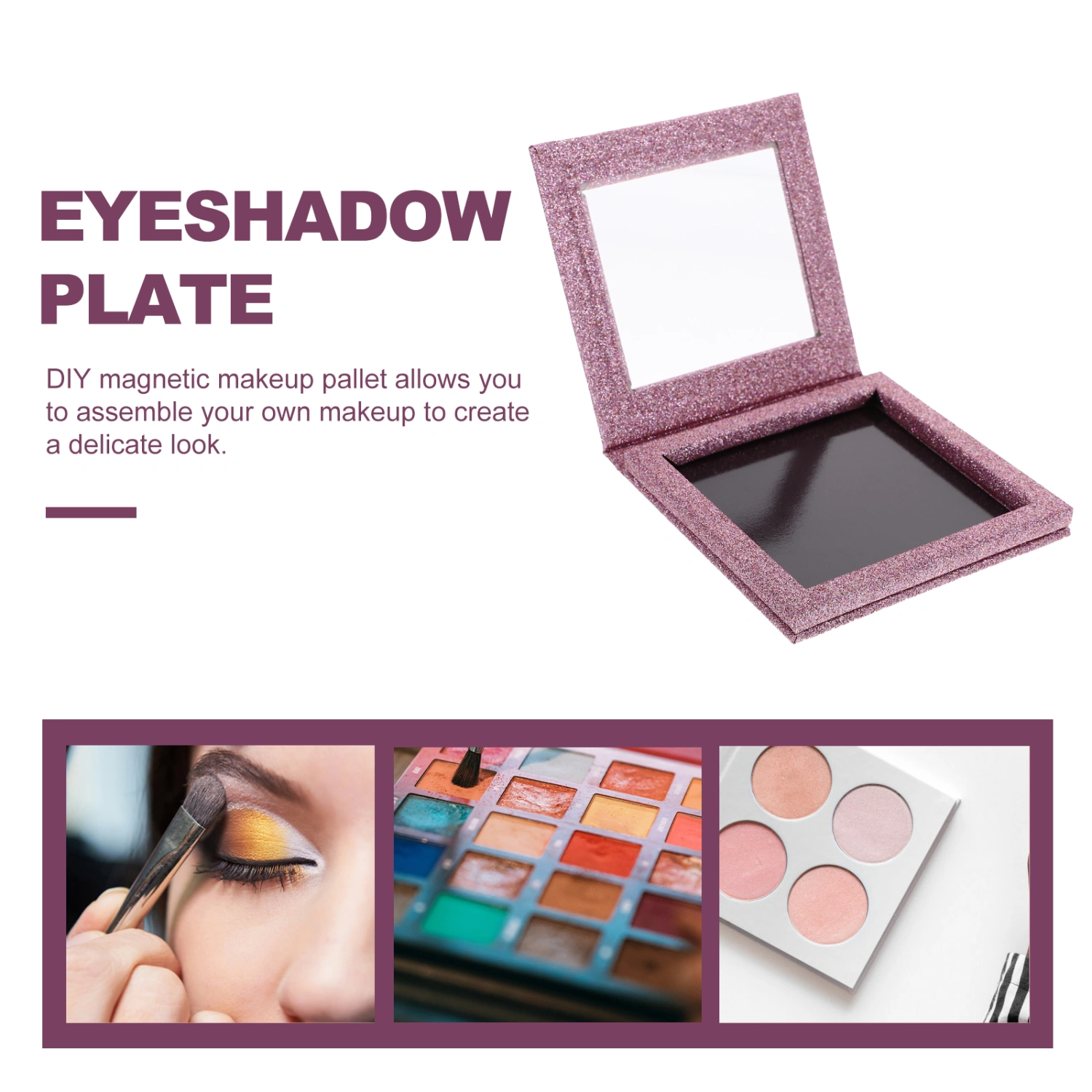 Magnetic Makeup Pallet Glitter Makeup Eyeshadow Pallet Magnetic Makeup Board