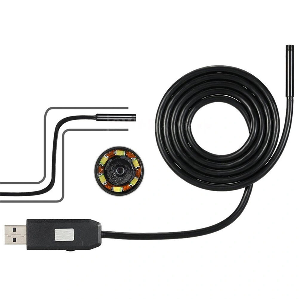 2M 7mm Waterproof IP67 Waterproof Inspection Camera for Android Phones and PC