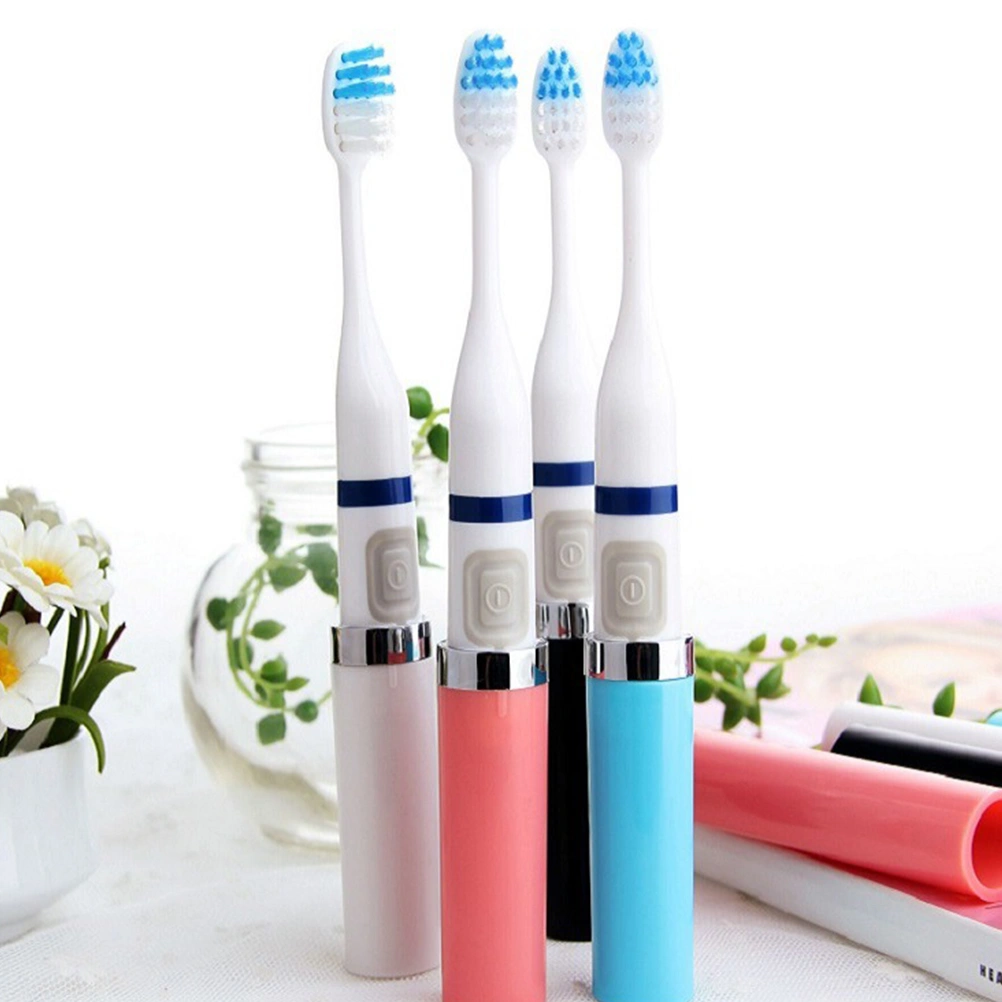 1 Set of Automatic Sonic Vibration Oral Deep Cleaning Toothbrush Electric Toothbrush for Children Kids Adults without Battery (White)