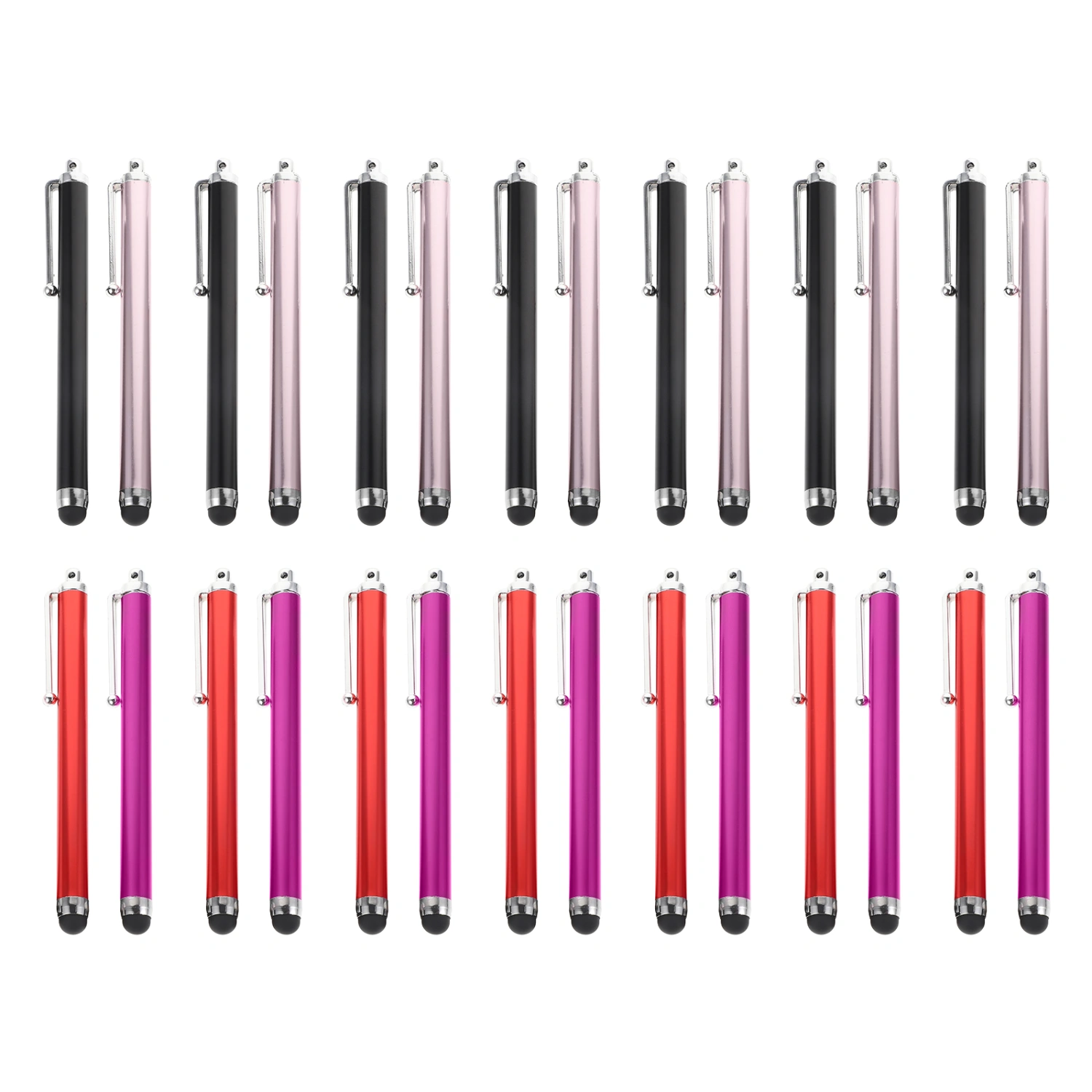 36Pcs Portable Tablet Pens Scratch-resistant Capacitive Pens Household Stylus Pencils (Random Color)