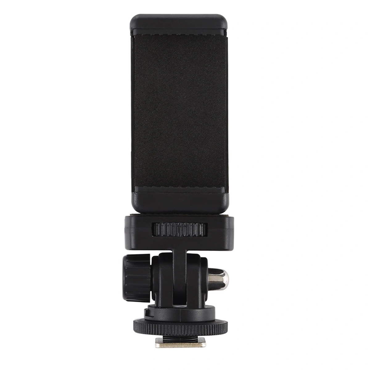 Cold Shoe Mount With Phone Holder 1/4 Inch Screw Camera Monitor Mount Adapter