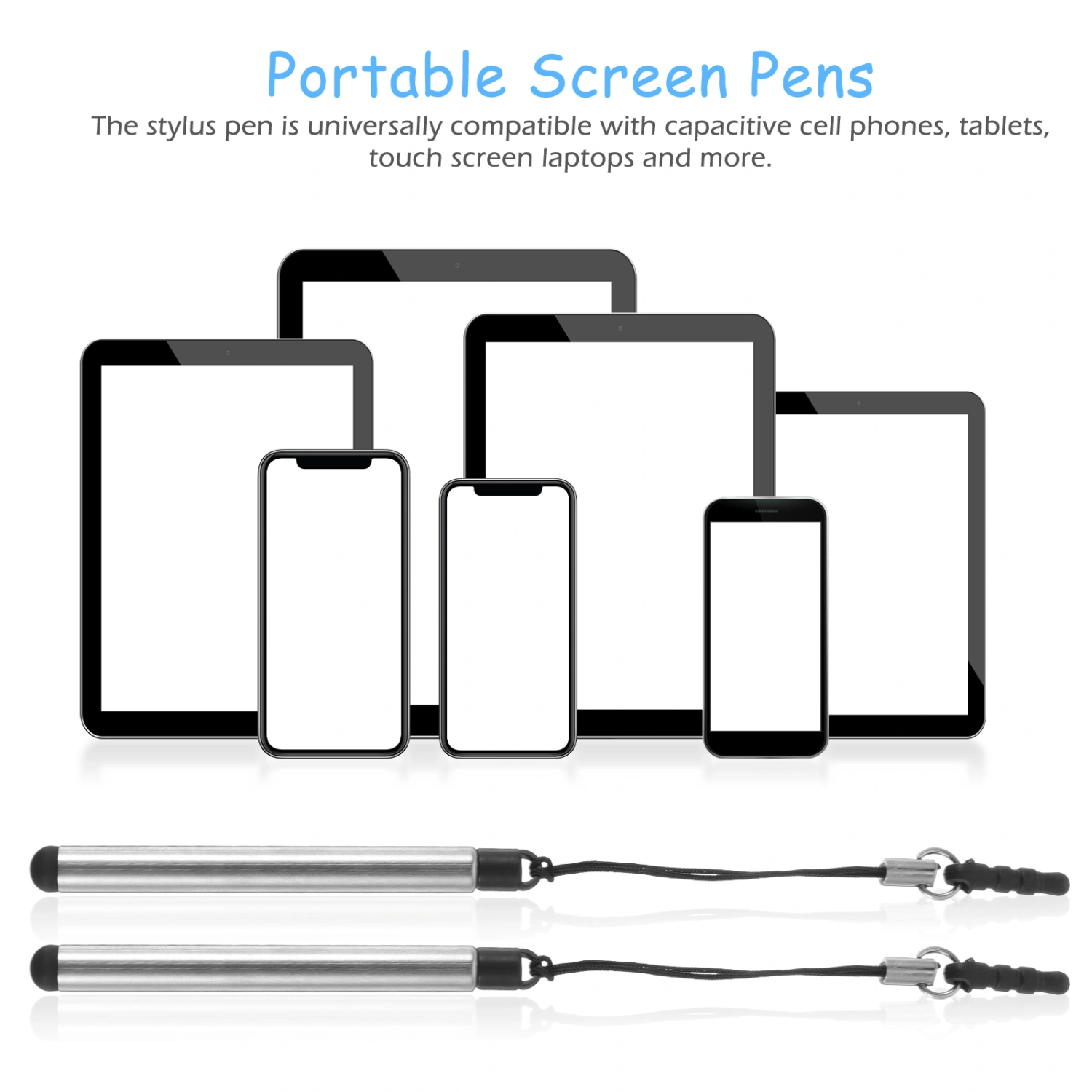 5pcs Stylus Pens Portable Touch Screen Stylus Pen Capacitive Screen Touch Pen Tablet Screen Pens