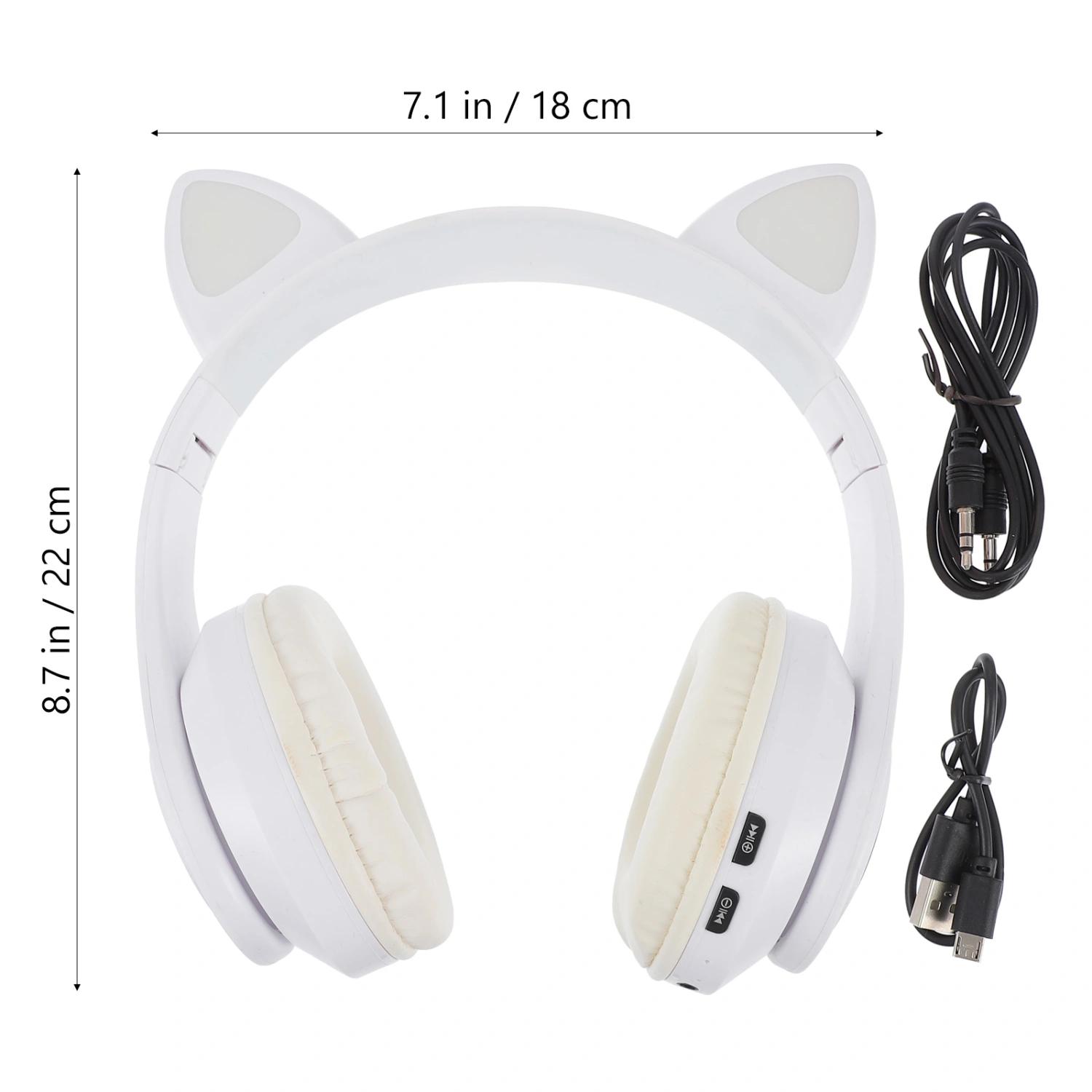 Wireless Glowing Headphone Smartphone Laptop Tablet Wireless Headphone