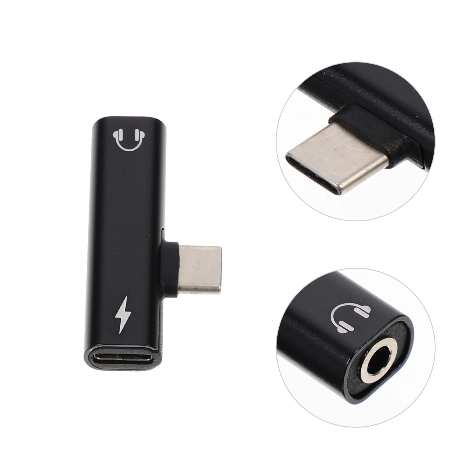 Headphone Adapter  2-in-1 Type C to 3.5mm Audio Adapter and Fast Charging