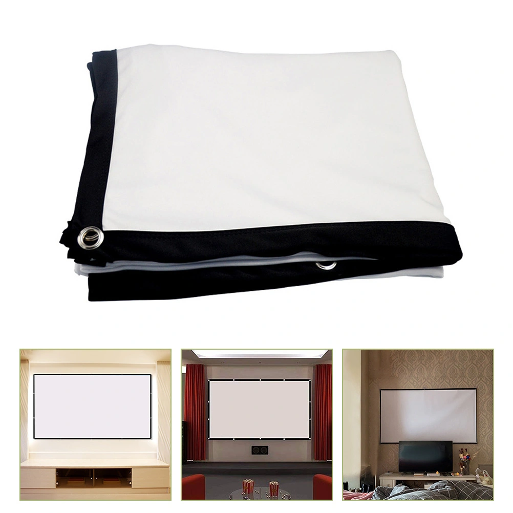 Projector Screen 72 Inch Foldable 16:9 Projector Screen Home Projector Screen