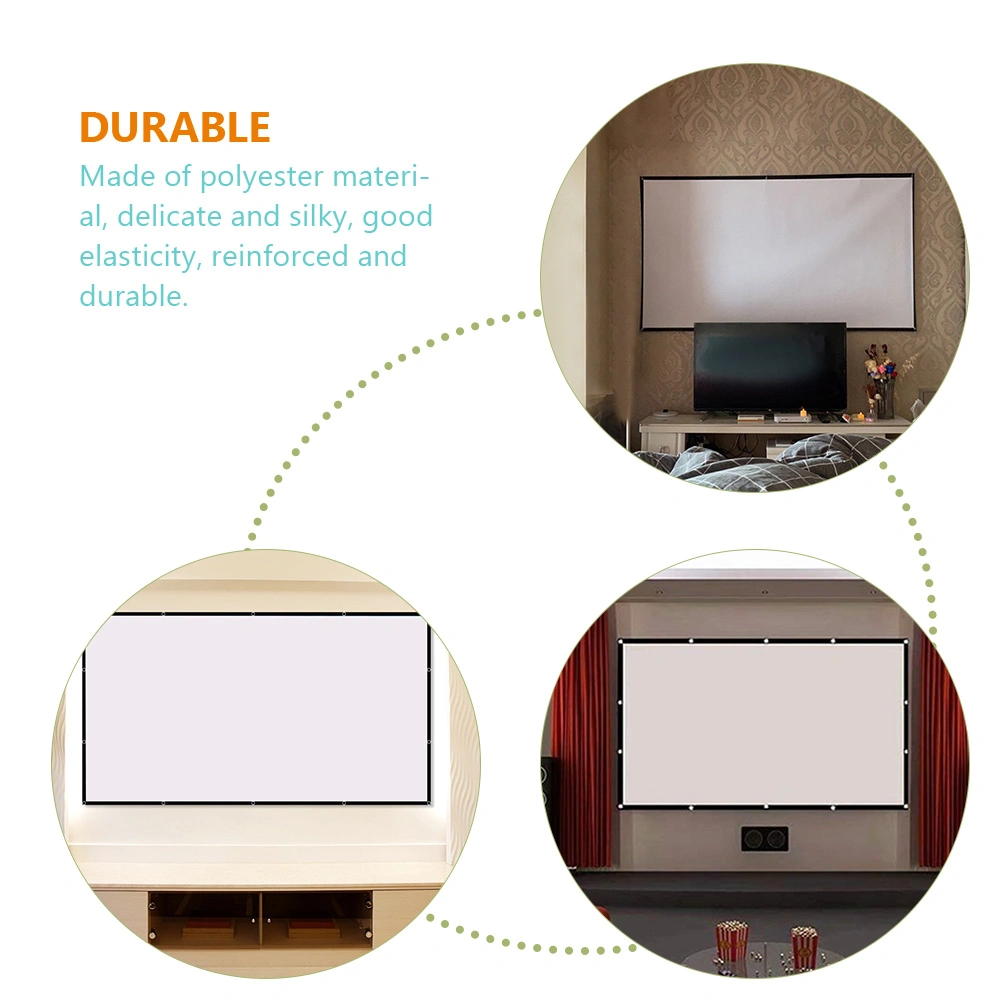Projector Screen 72 Inch Foldable 16:9 Projector Screen Home Projector Screen