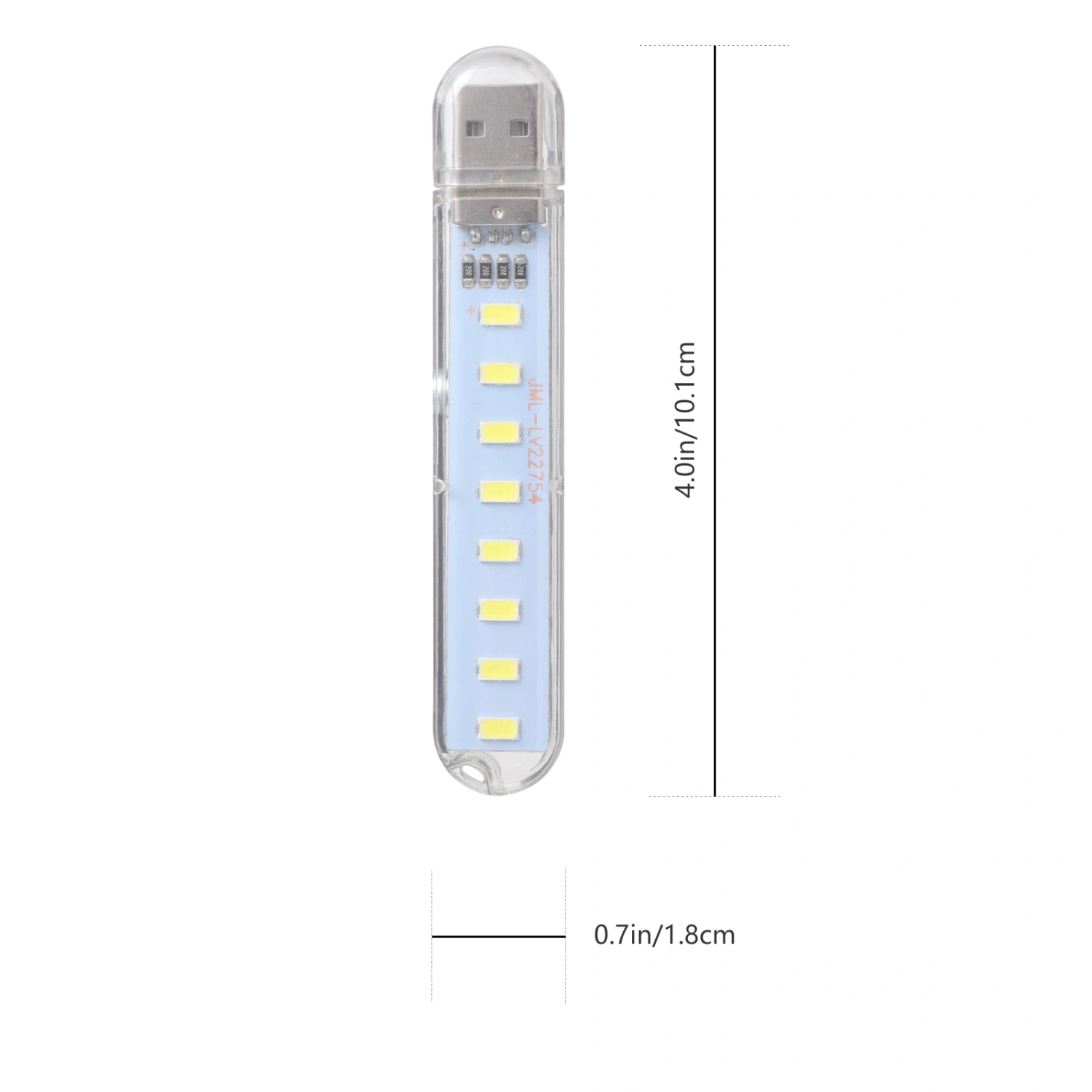 3 Pcs USB Light Portable Night Lamp Practical USB Charging Light (White Light)