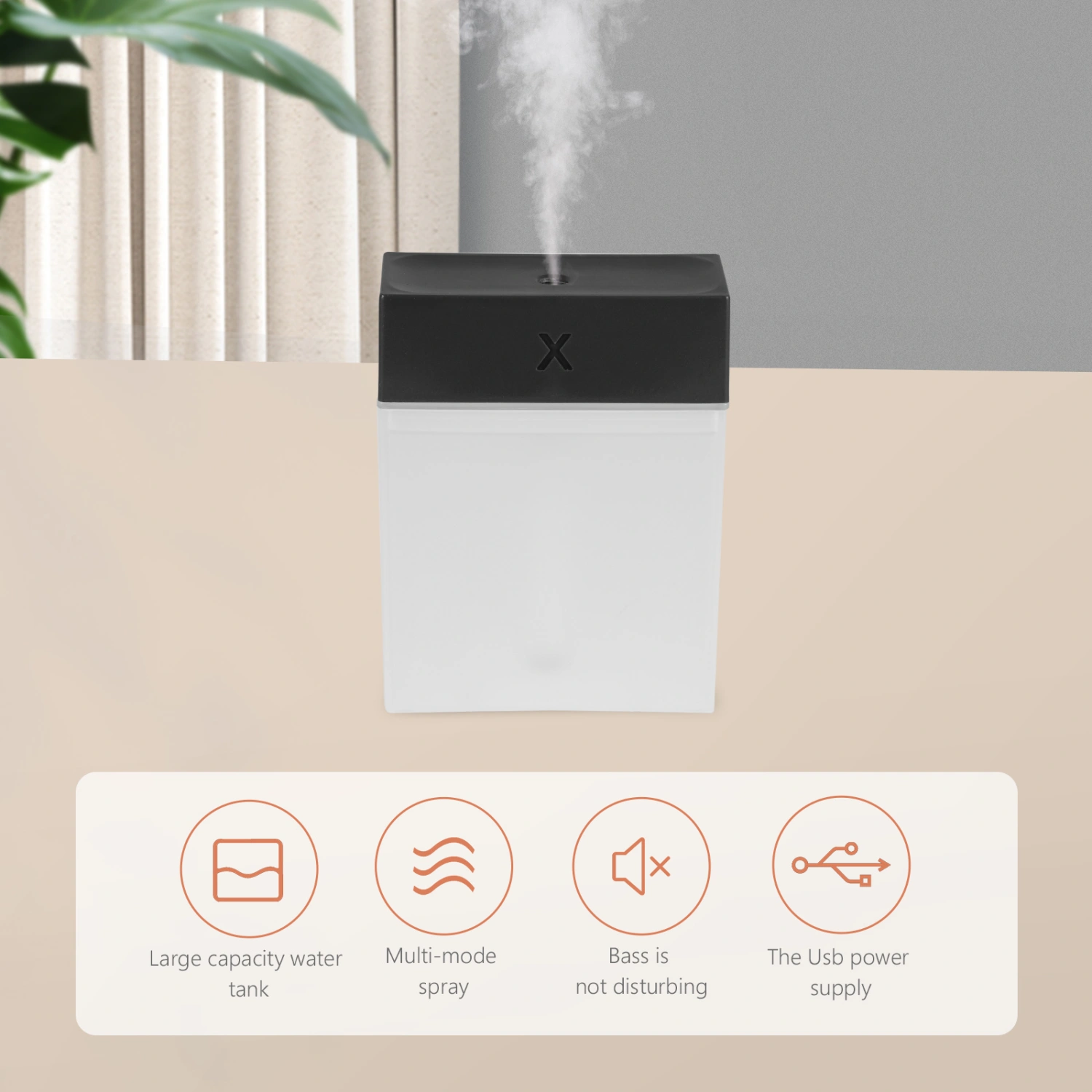 Decorative Air Humidifier Household Mist Humidifier Convenient Oil Diffuser Aroma Accessory