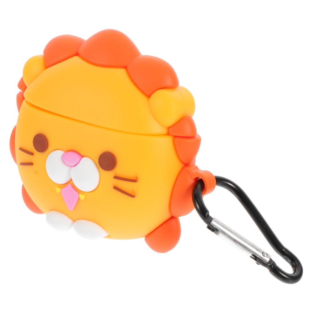 Wireless Earphone Protective Case Lovely Lion Earphone Cover Compatible for Freebuds 3