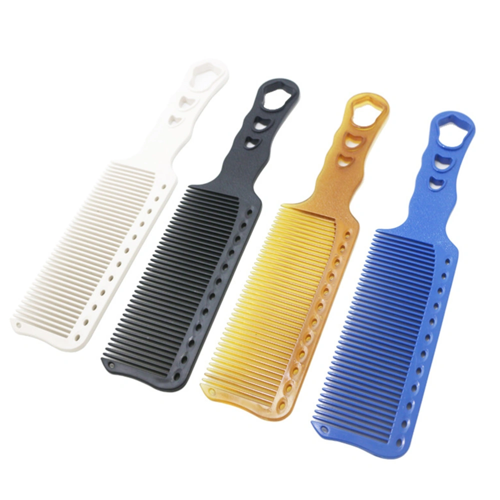 Resin Combs Hair Cutting Comb Hair Shearing Comb Haircut Supplies Accessories Hair Supplies for Men Women Salon (Black)