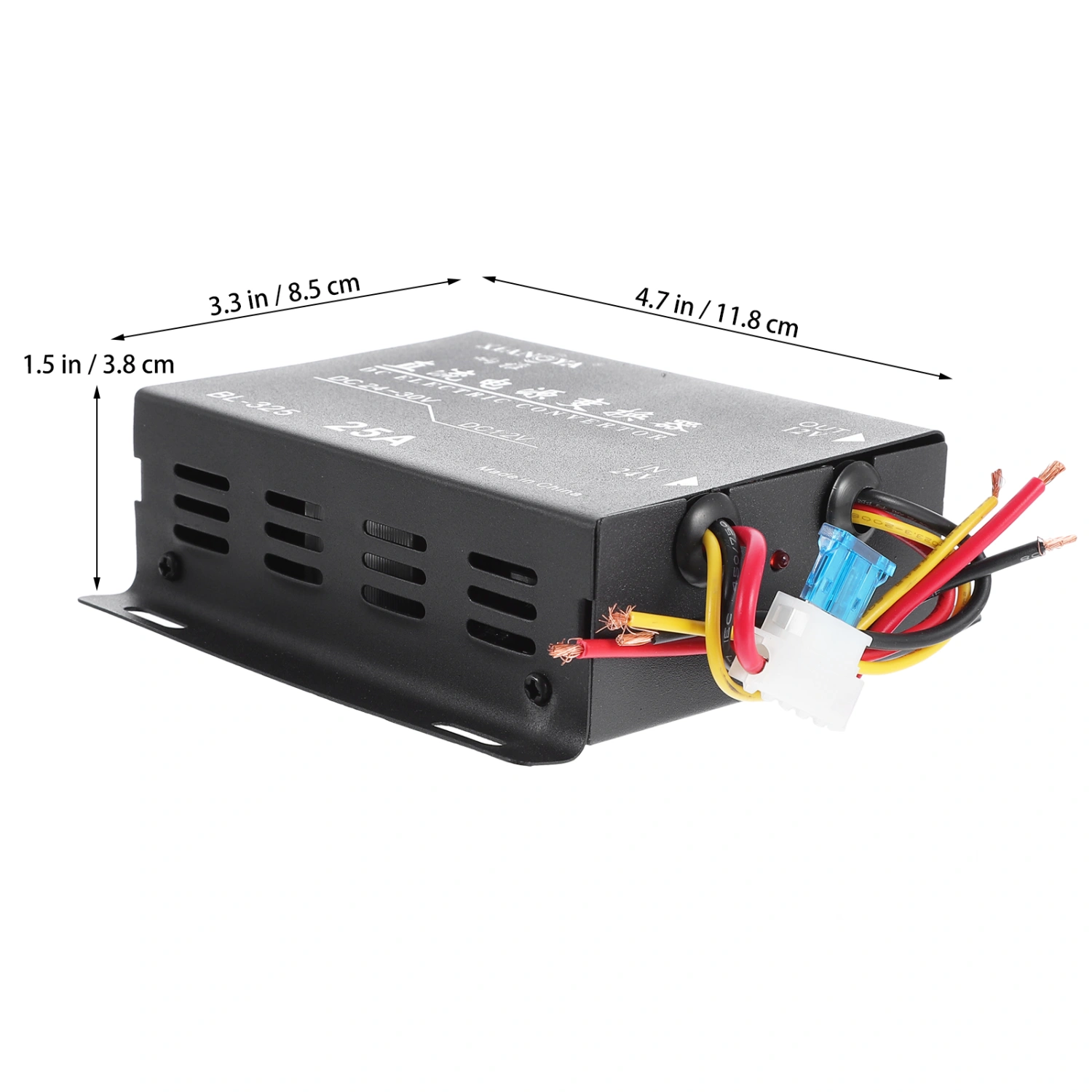 25A 300W 24V to 12V Car Down Power Converter Car Power Supply
