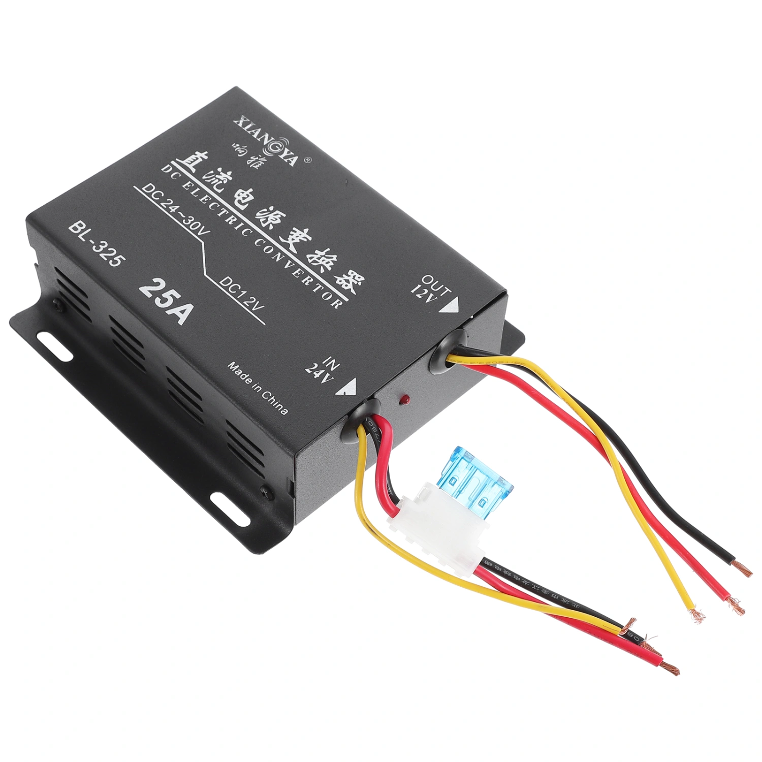 25A 300W 24V to 12V Car Down Power Converter Car Power Supply