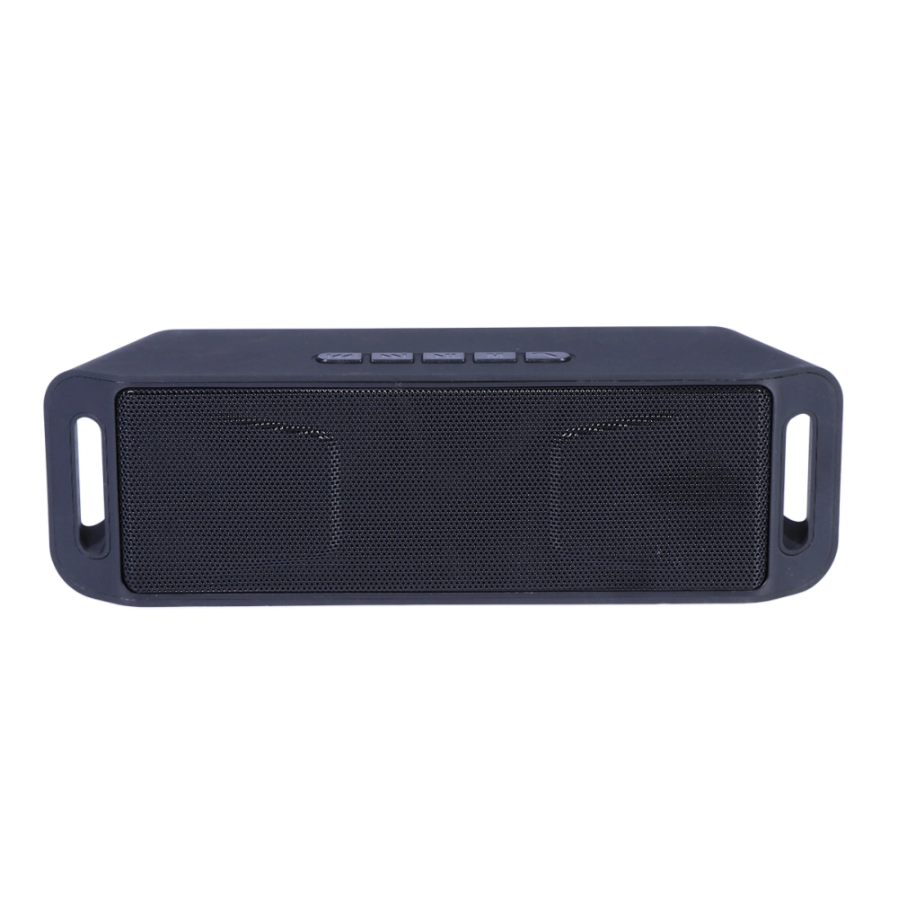 Mini Portable Wireless4.0 Speaker Subwoofer USB Flash FM Radio Stereo MP3 Player(Black)