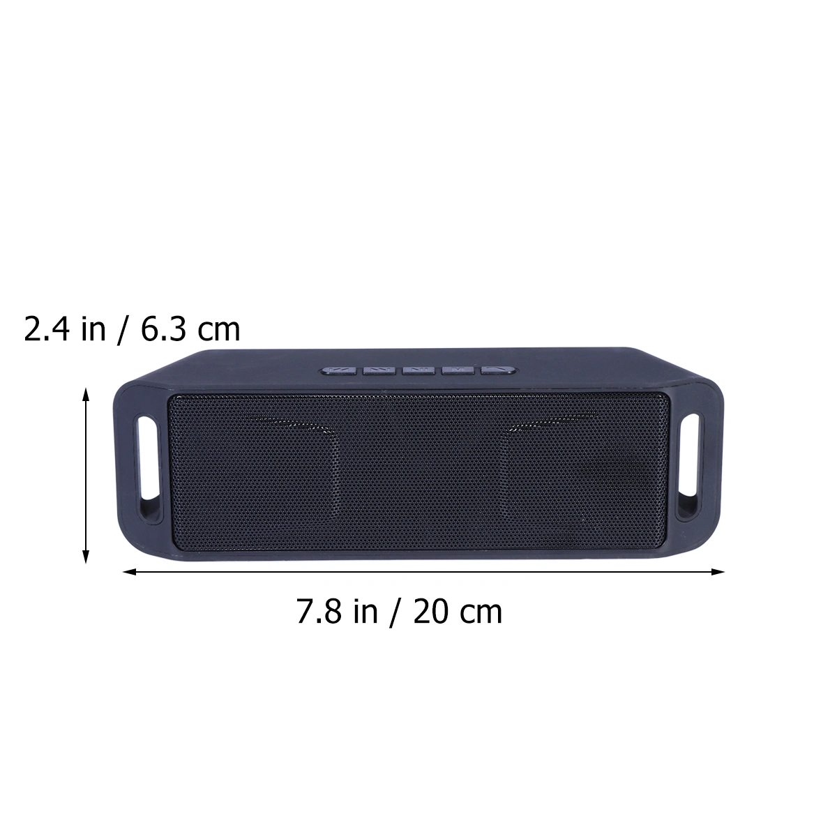 Mini Portable Wireless4.0 Speaker Subwoofer USB Flash FM Radio Stereo MP3 Player(Black)
