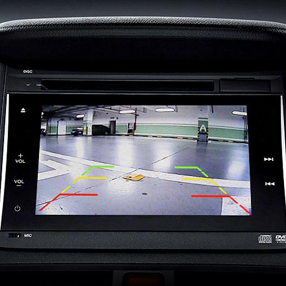 Car Rear View Camera 8 LED Night Vision Reversing Auto Parking Monitor CCD Waterproof 170 Degree Video (Black)