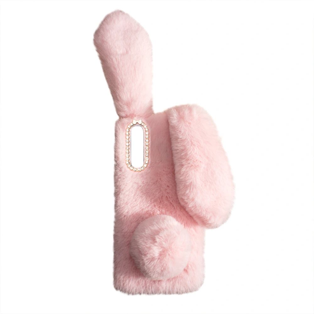 Plush Rabbit Phone Protector Decorative Phone Case Compatible for Moto G Power