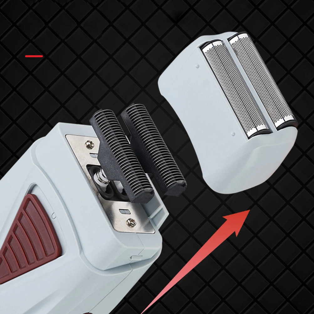 Rechargeable Electric Reasoning Generator Shaver Beard Clipper Razor for Home Salon Barber Shop White