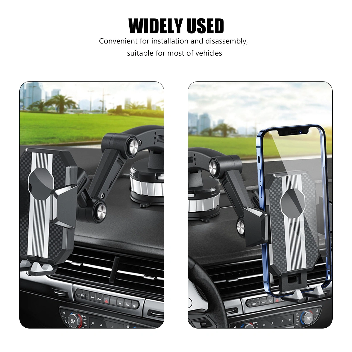 Car Using Multi-functional Mobile Phone Mount Holder Car Phone Bracket